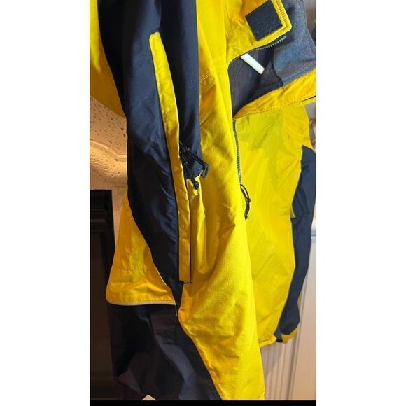 REI Men’s Lightweight Reflective Strip Windbreaker Vented Yellow Jacket Sz M - Picture 6 of 13